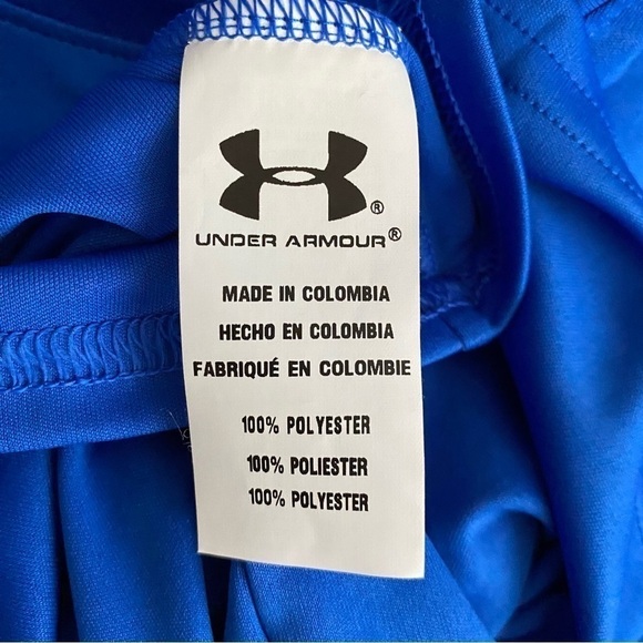 Under Armour Heat Gear Blue T-shirt, Boys Size 7 - Picture 8 of 8